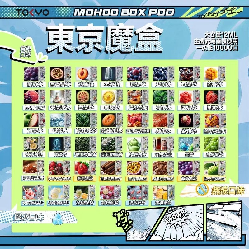 TOKYO MOHOO BOX東京魔盒電子菸煙彈丨12ML大容量:圖片 2